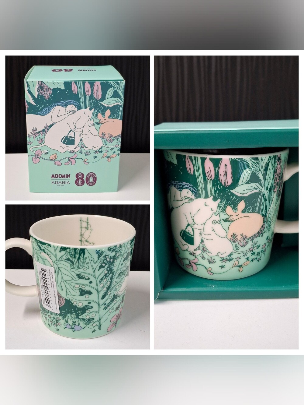 ARABIA Moomin's Day 0.3L Mug 2025 80th Anniversary New w/ Original Box